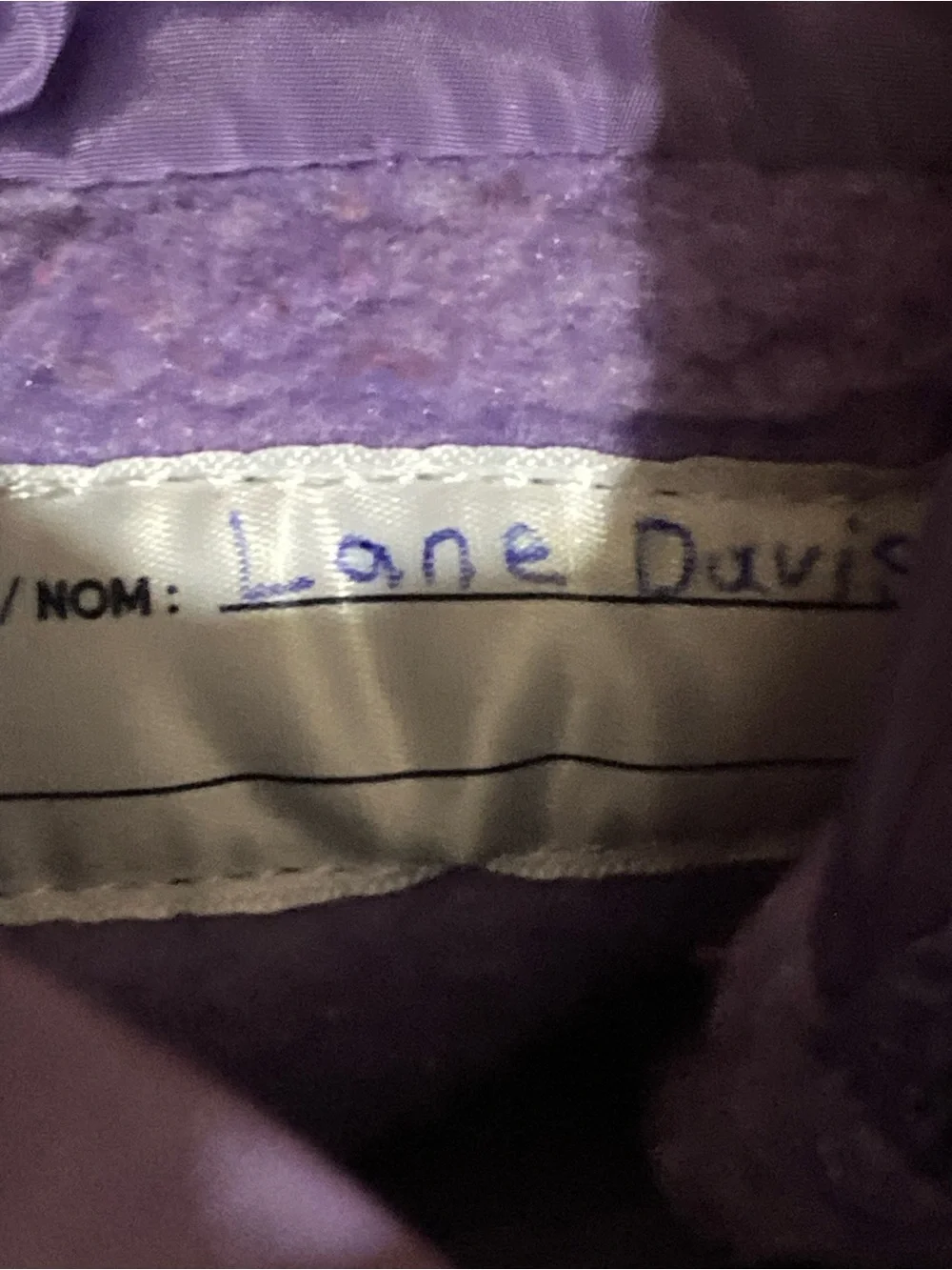 Lands' End Girls' Gradient Purple Pink Blue Snow Boots size 1